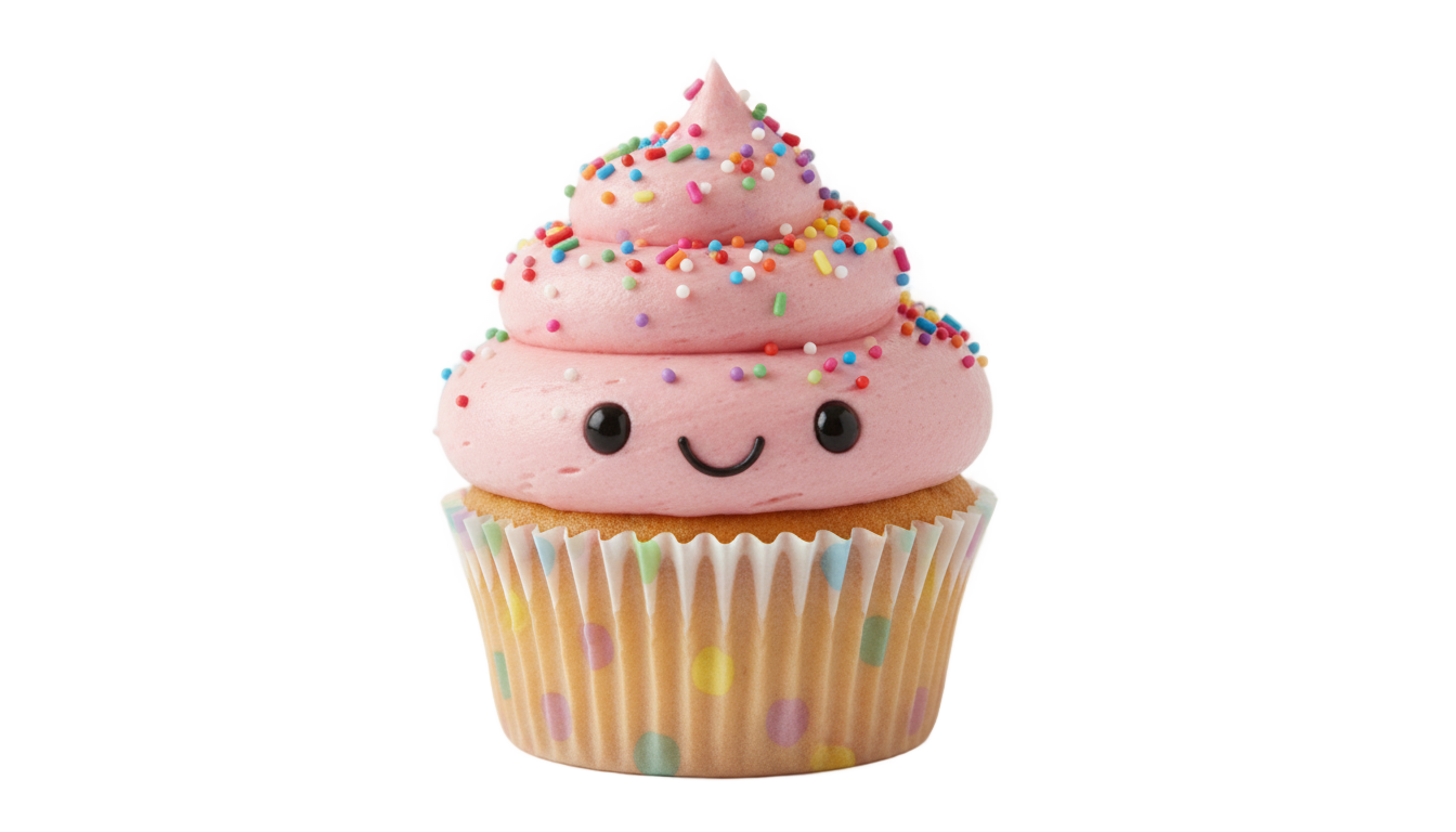 cute cupcake clipart png PNG transparent background
