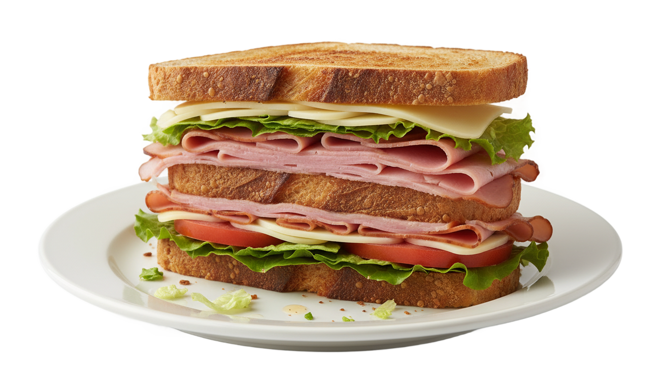 sandwich plate png PNG transparent background
