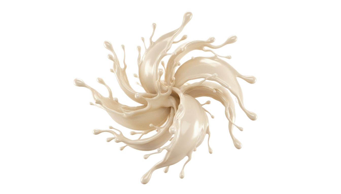 white chocolate splash png PNG transparent background