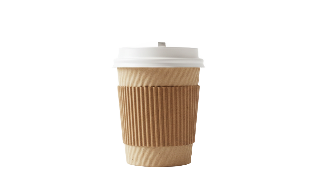 hot coffee paper cup png PNG transparent background