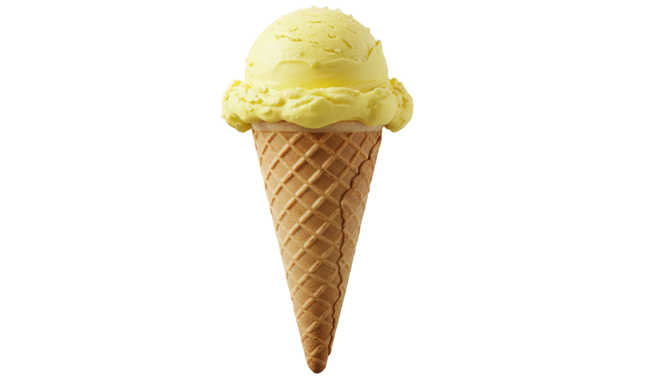 yellow ice cream png PNG transparent background