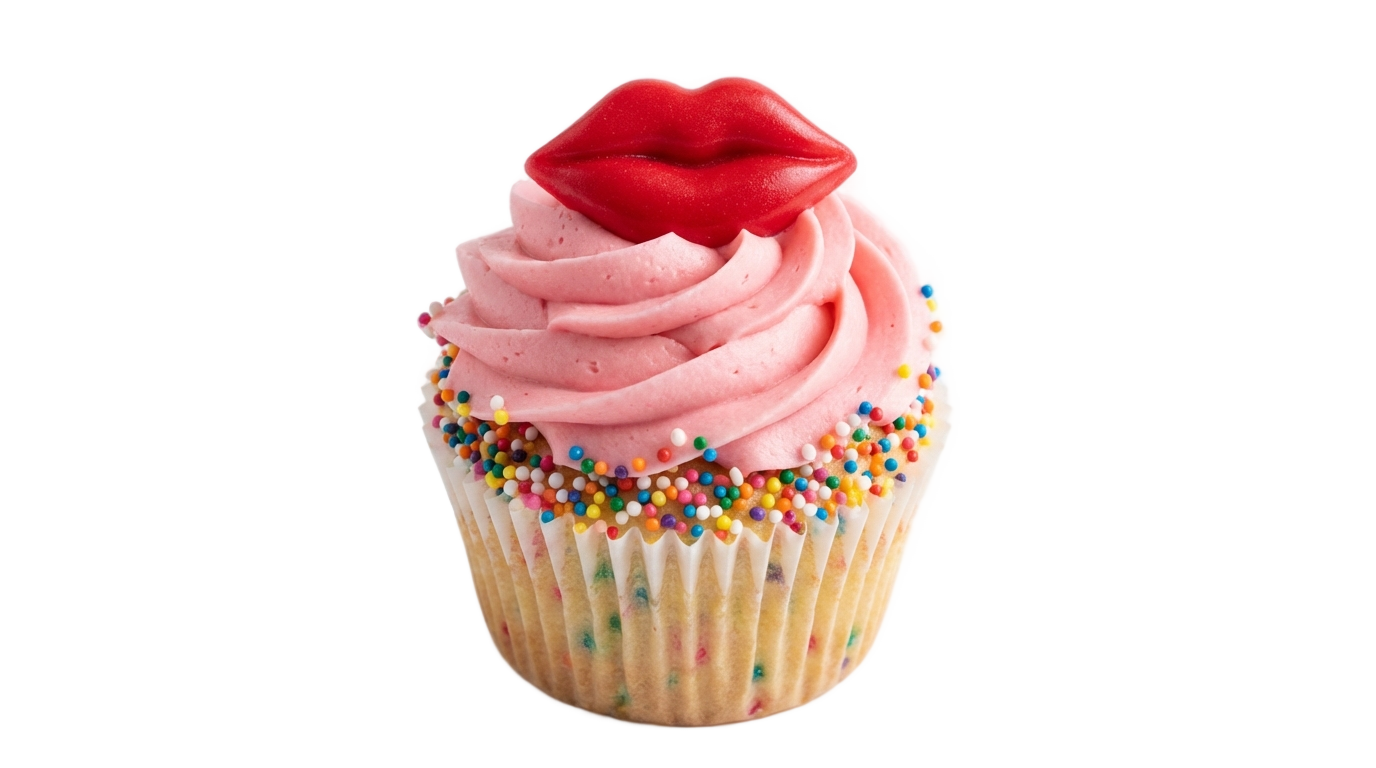 kiss png cupcake PNG transparent background
