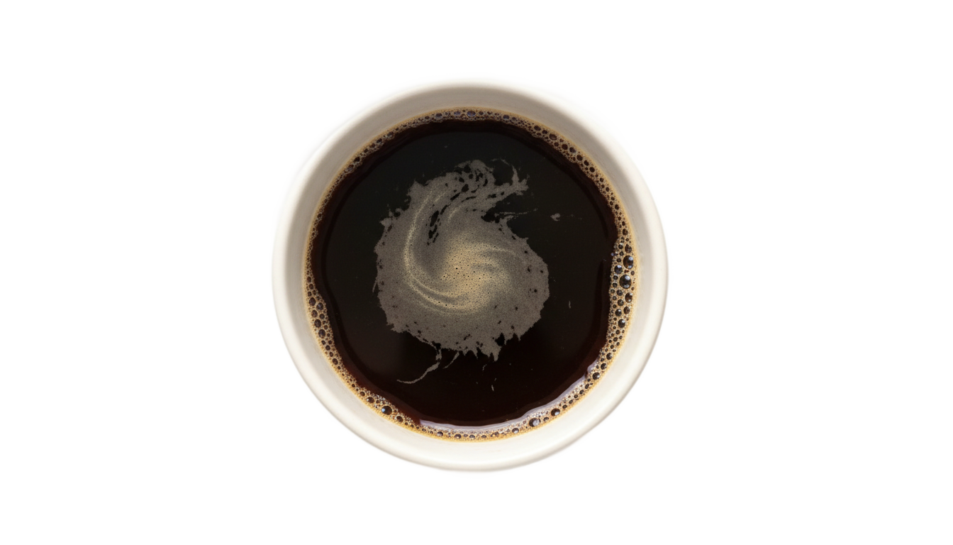 coffee cup from above png PNG transparent background