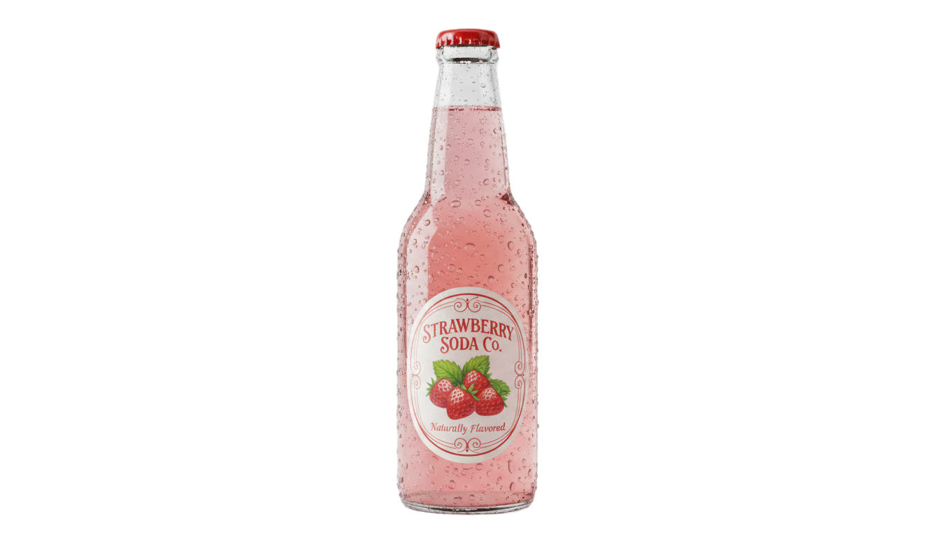 strawberry soda png PNG transparent background
