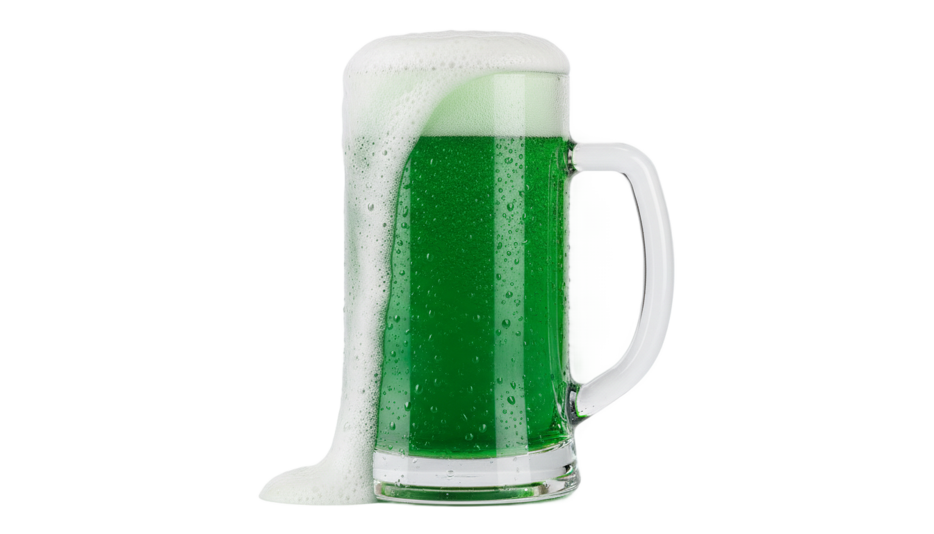 green beer png PNG transparent background