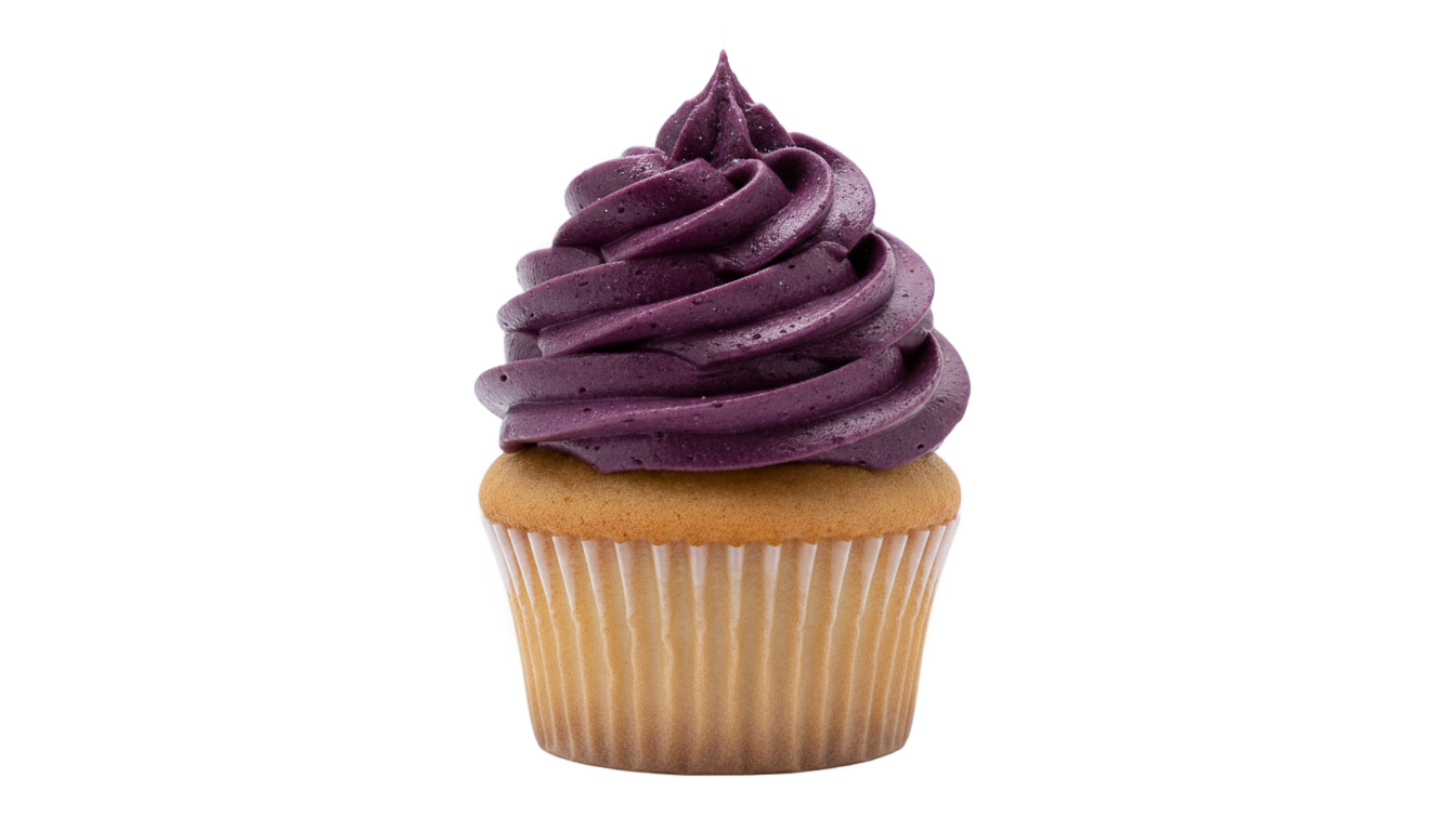 purple cupcake png PNG transparent background