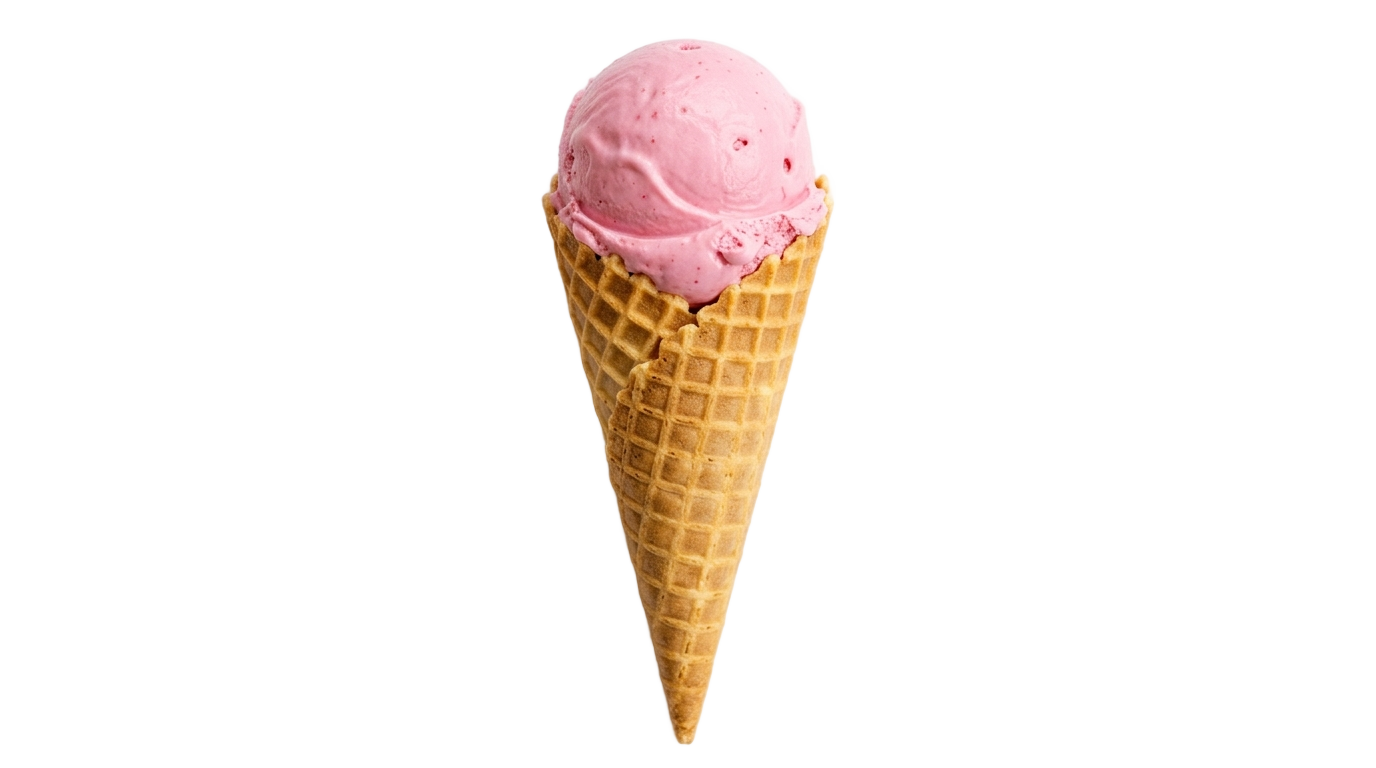 pink ice cream cone png PNG transparent background