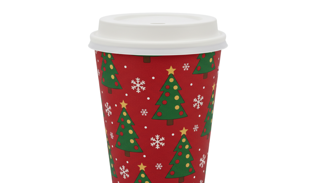 christmas coffee cup png PNG transparent background