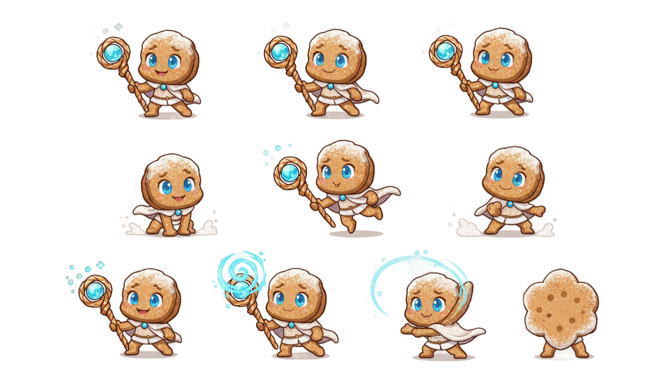 mystic flour cookie sprites png PNG transparent background