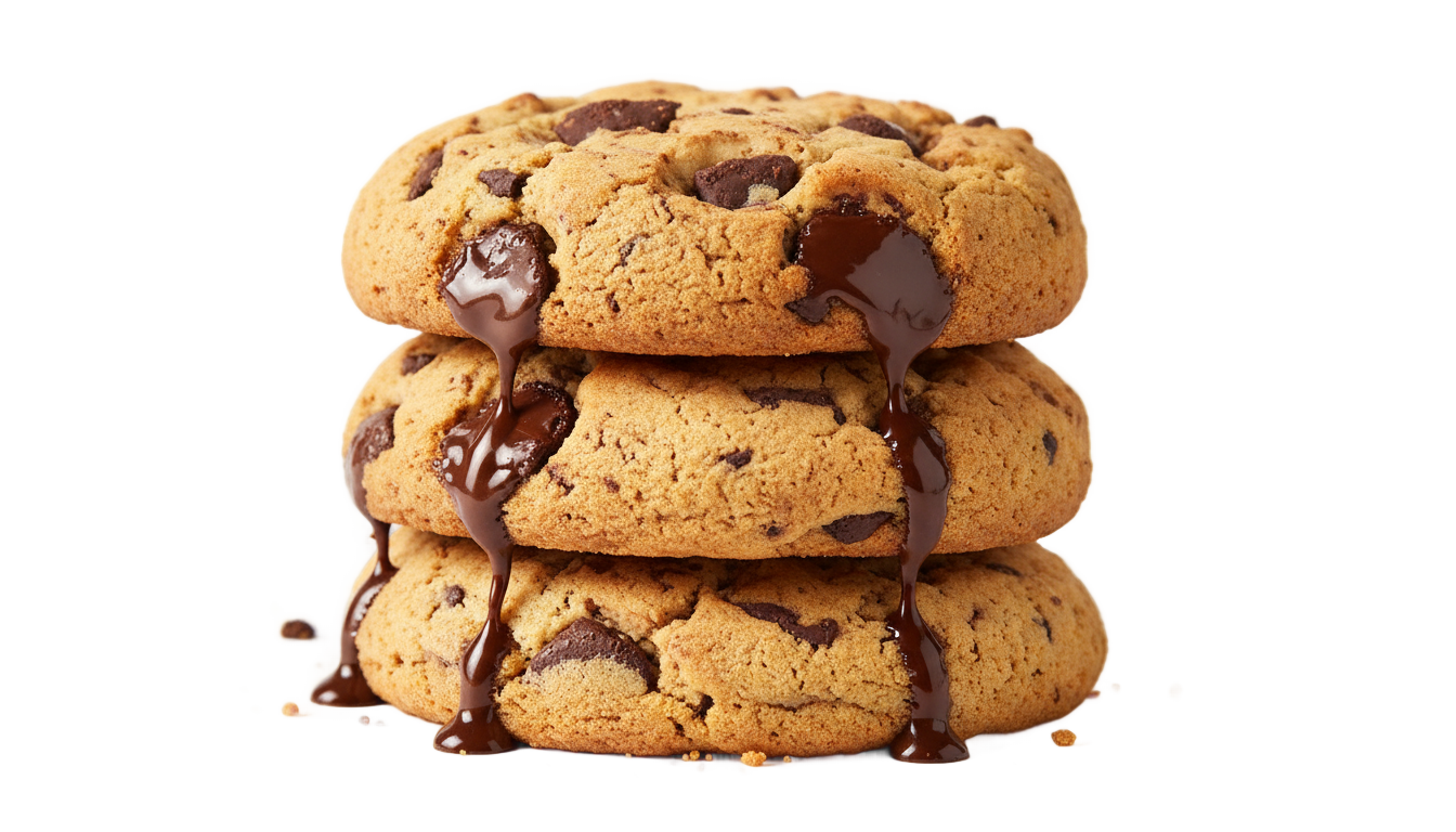chocolate chips cookies png PNG transparent background