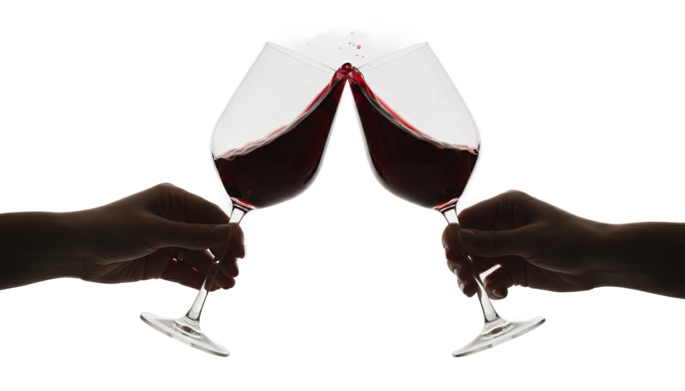 wine toast png PNG transparent background