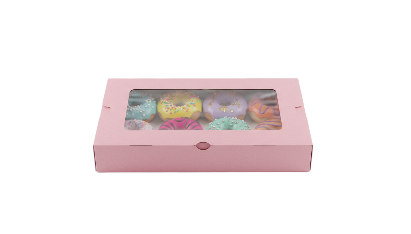 donut box png PNG transparent background