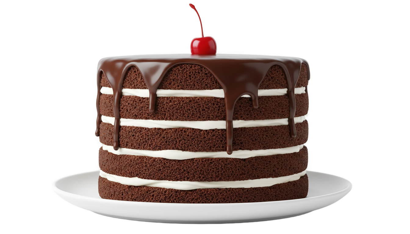 chocolate cake cartoon png PNG transparent background