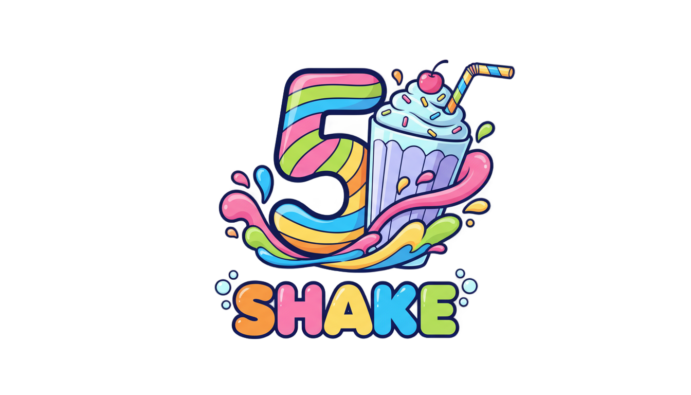 channel 5 milkshake logo png PNG transparent background