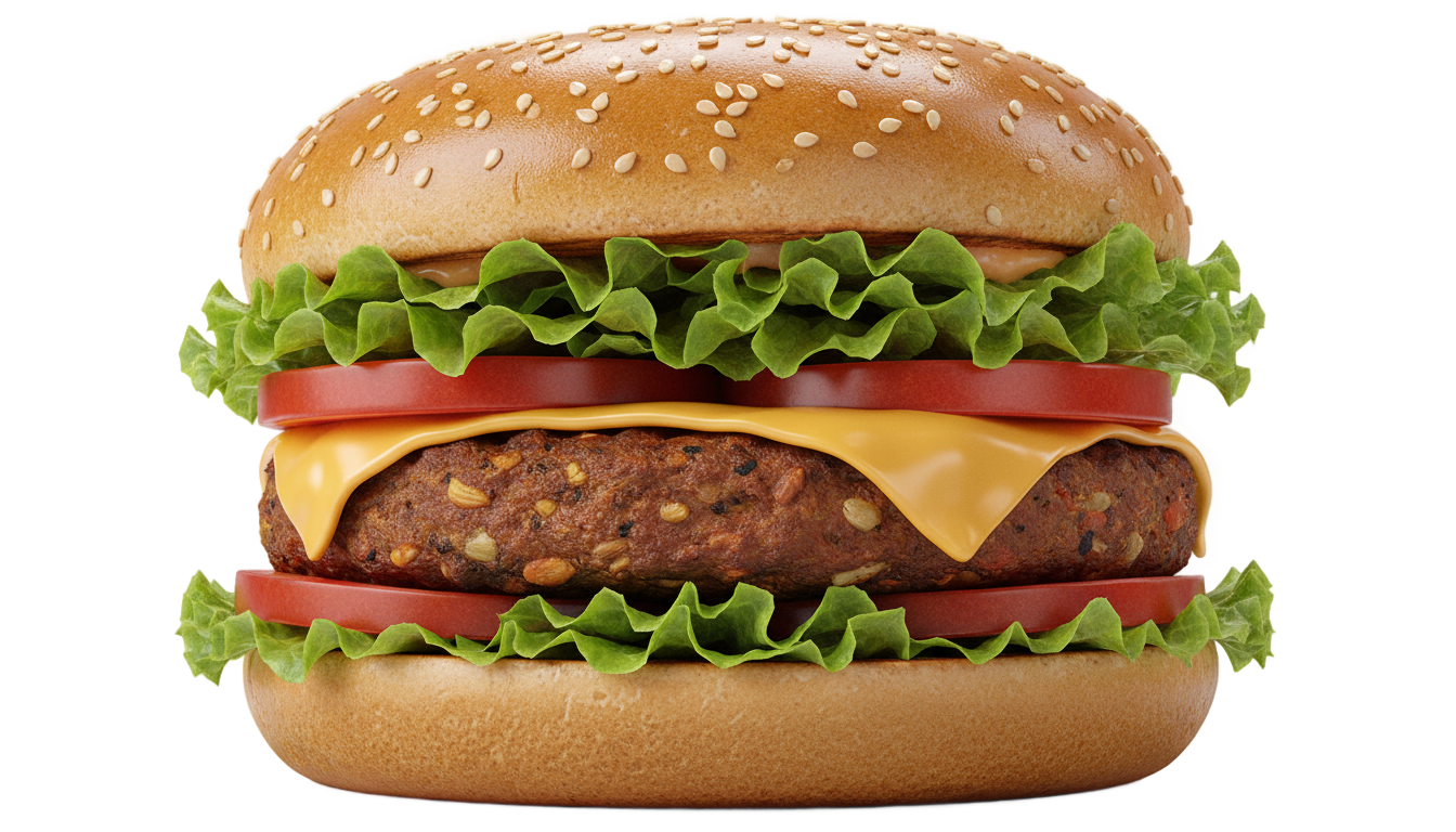veg burger png PNG transparent background