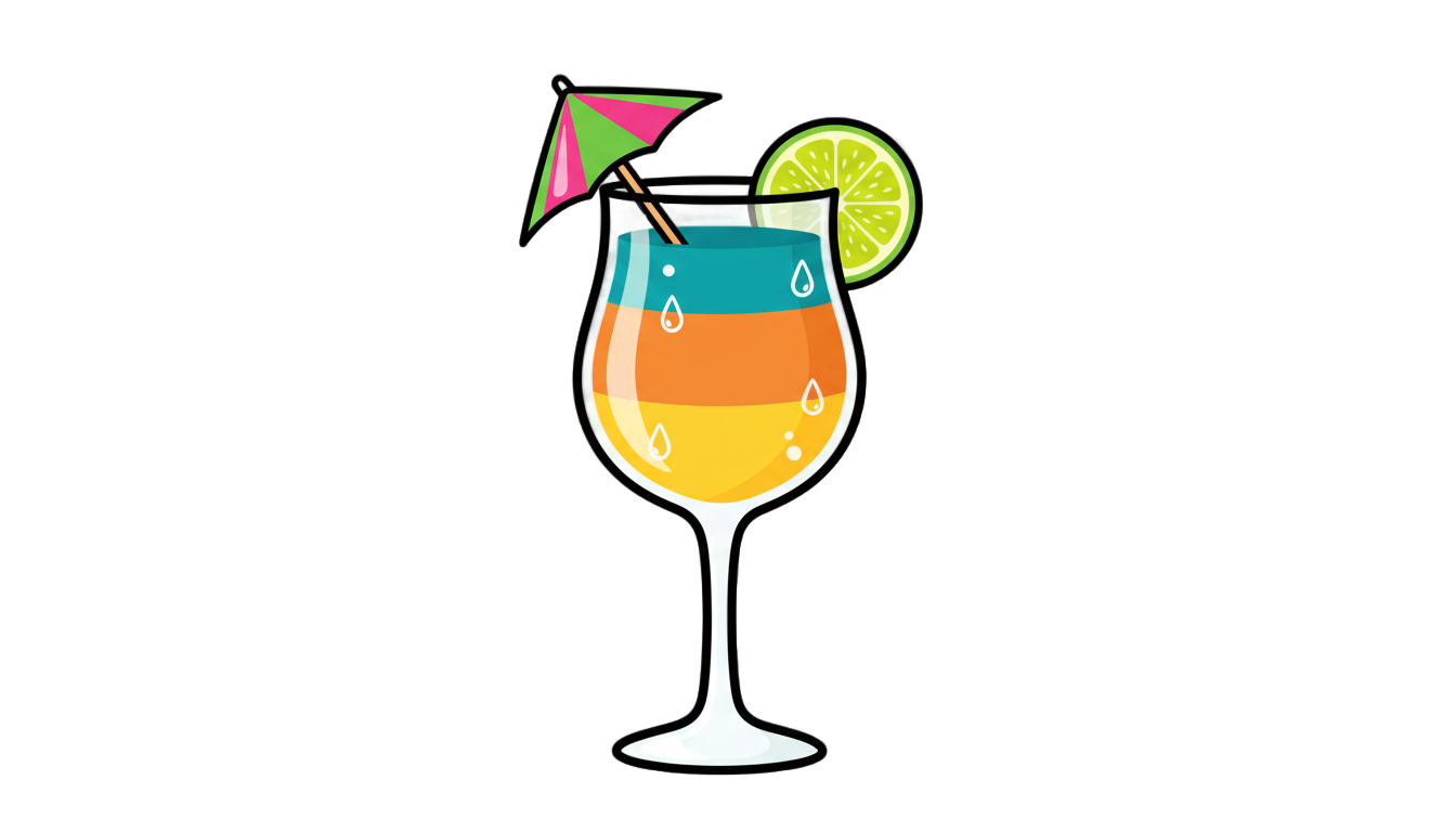 cocktail emoji png PNG transparent background