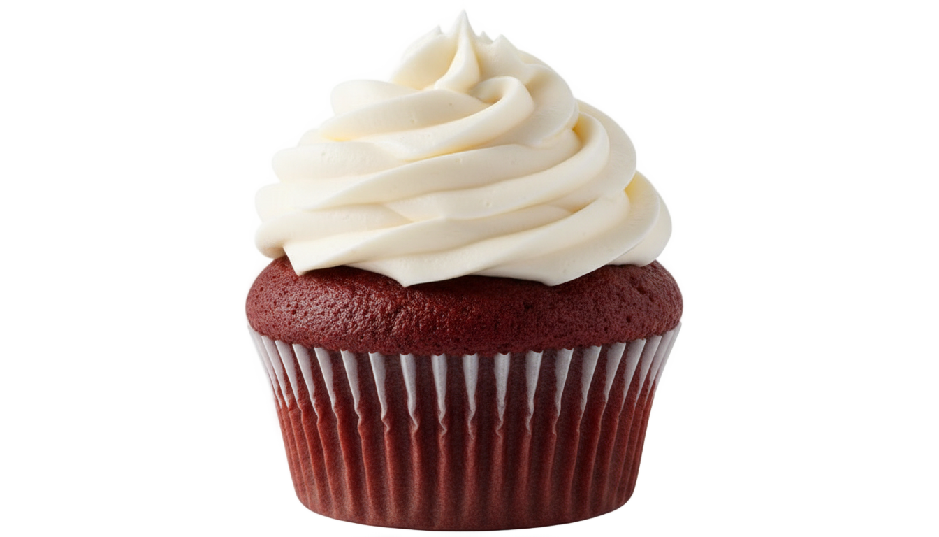 red cupcake png PNG transparent background