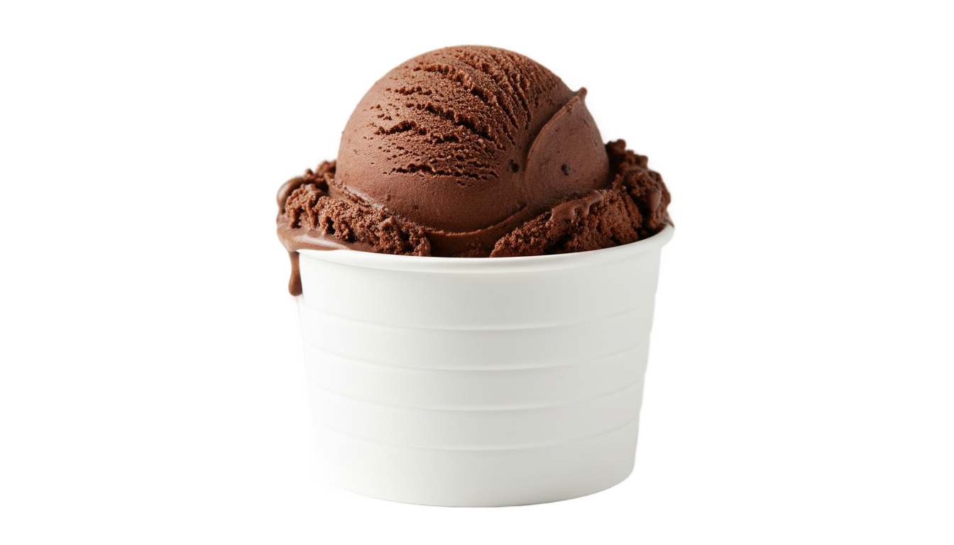 chocolate ice cream cup png PNG transparent background