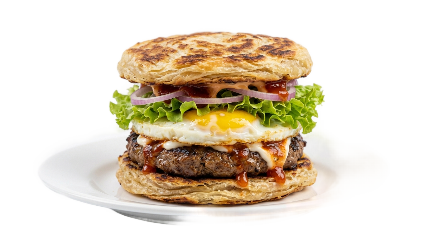 roti burger png PNG transparent background