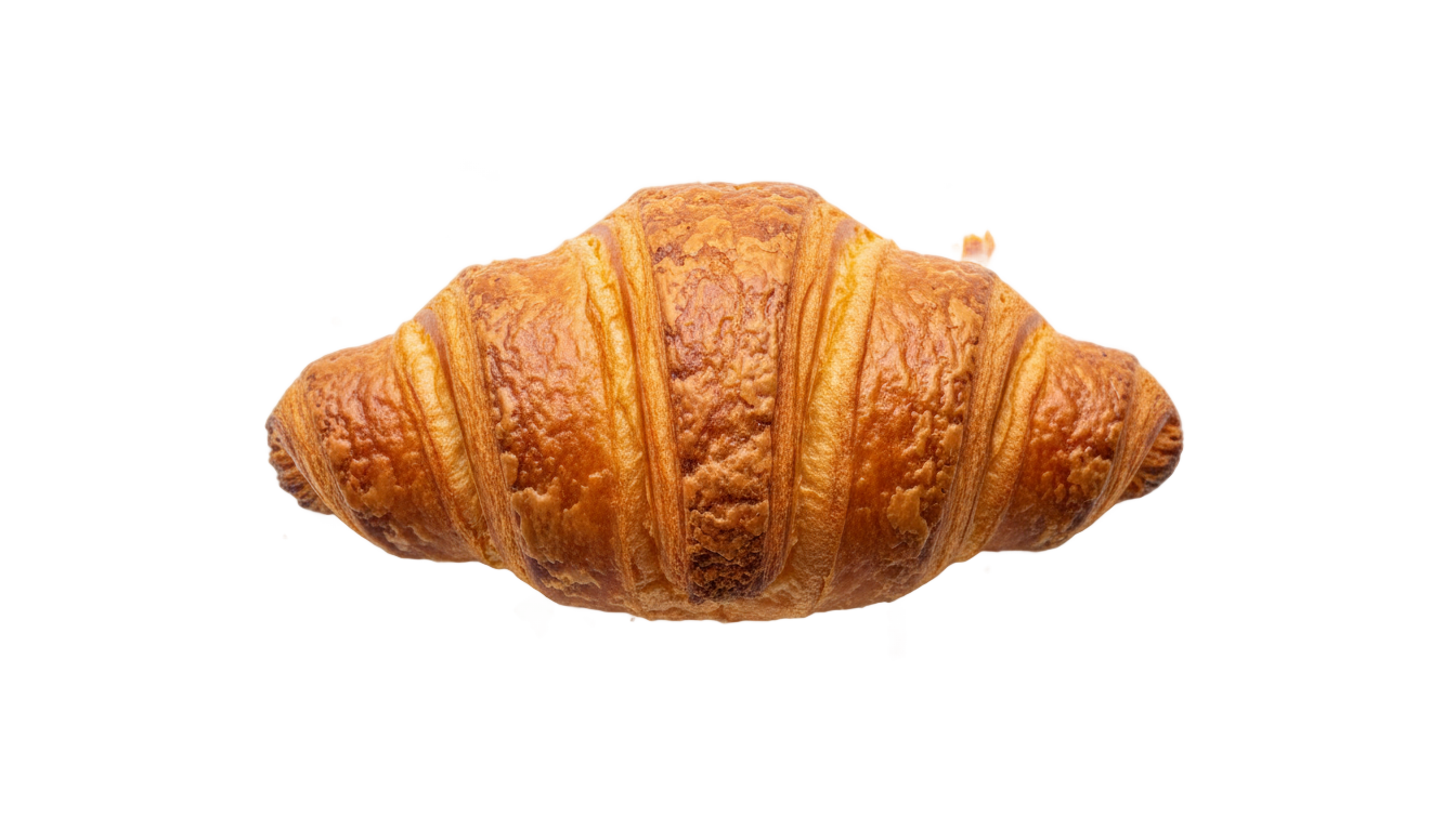 croissant top view png PNG transparent background
