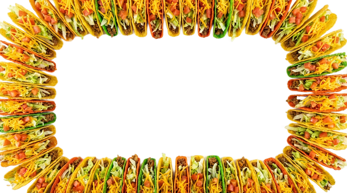 taco border png PNG transparent background