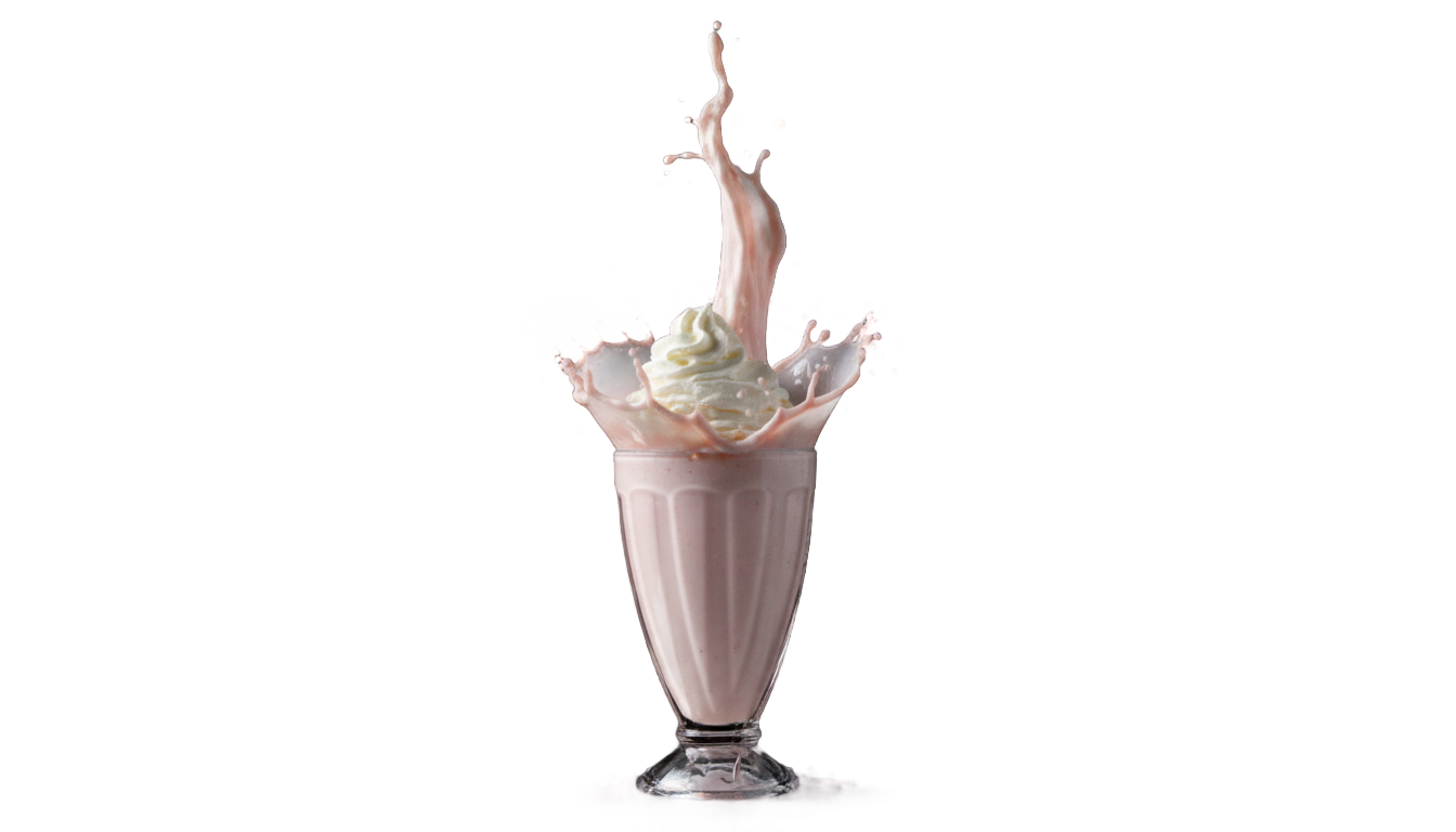 milkshake splash png PNG transparent background