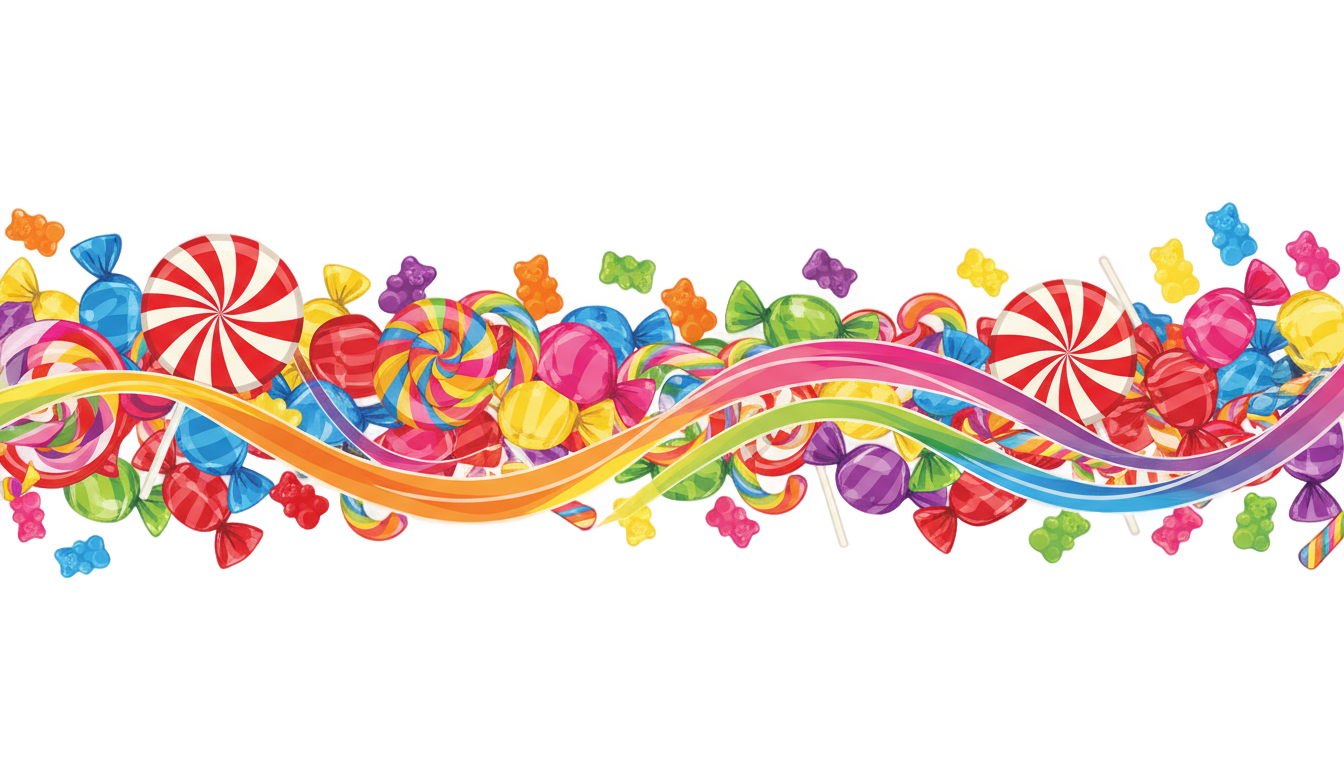 candy banner png PNG transparent background