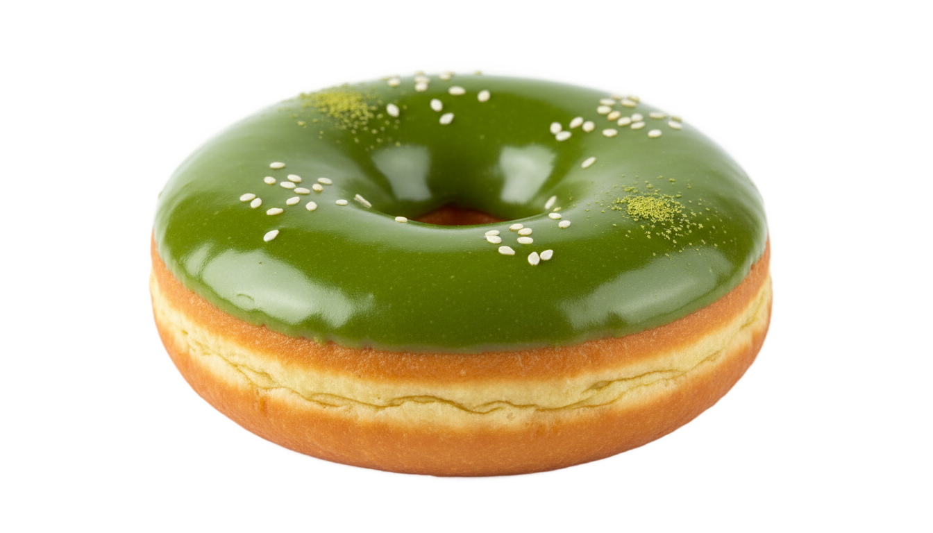 matcha donut png PNG transparent background