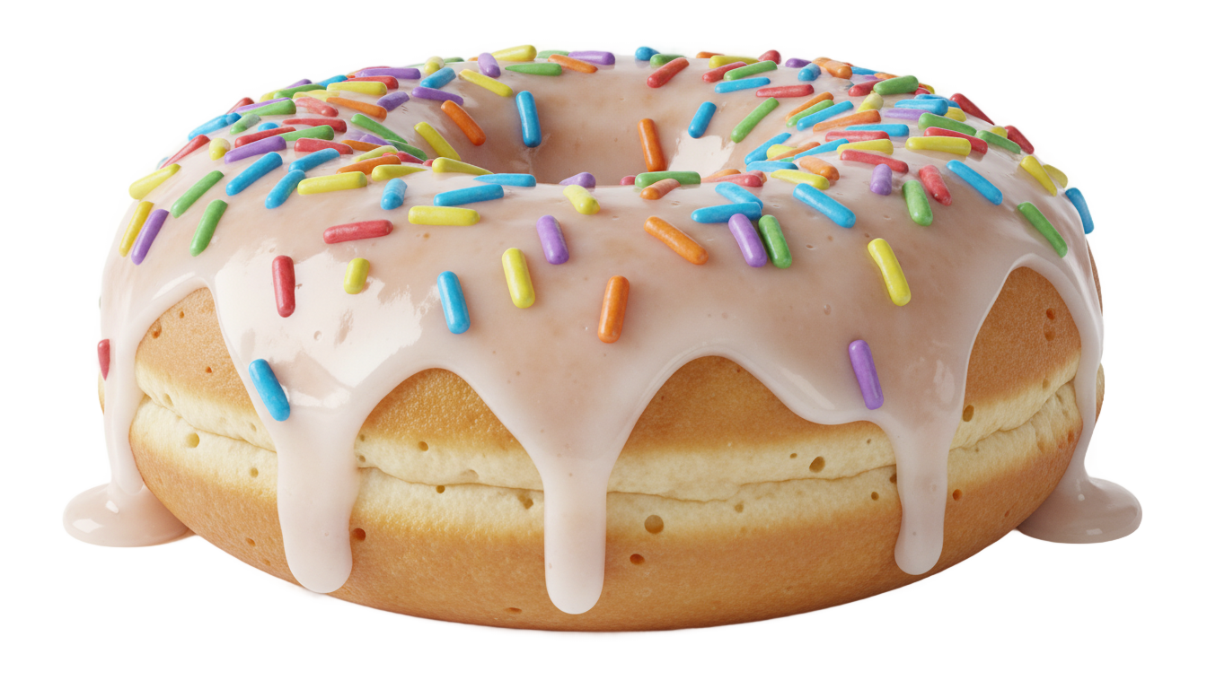 donut 3d png PNG transparent background