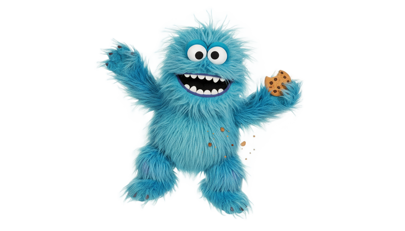 cookie monster cartoon png PNG transparent background