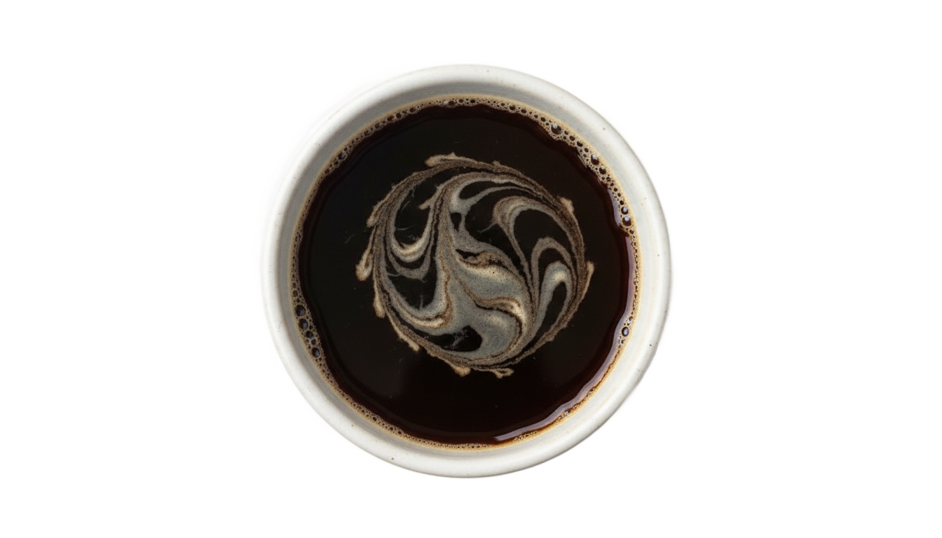 coffee cup from above png PNG transparent background