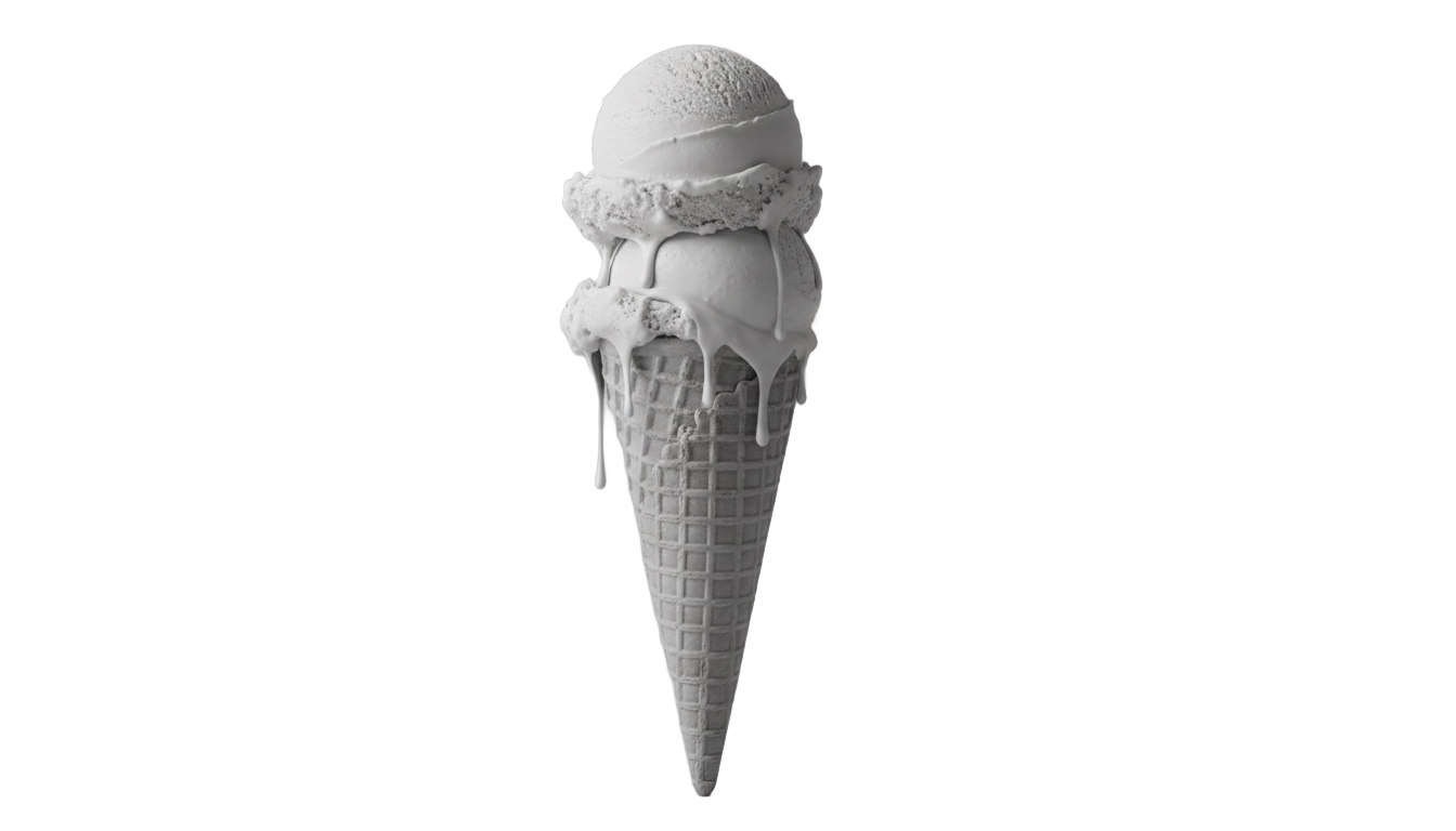 ice cream cone png black and white PNG transparent background