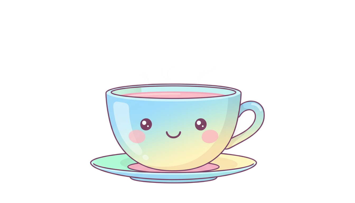 cartoon tea cup png PNG transparent background