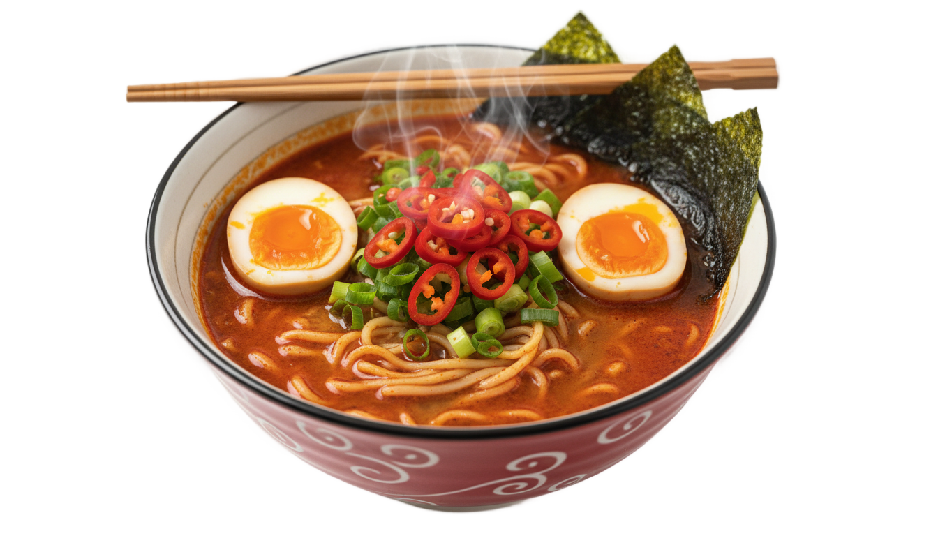 spicy ramen png PNG transparent background