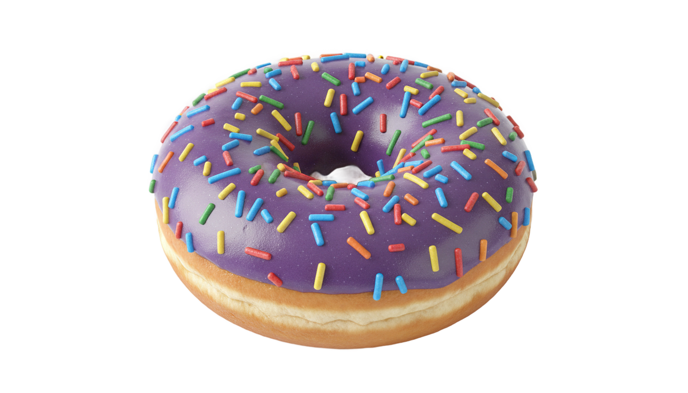 purple donut png PNG transparent background