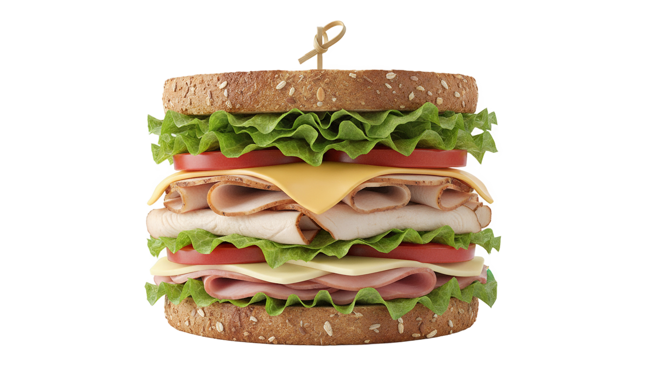 sandwich png top view PNG transparent background