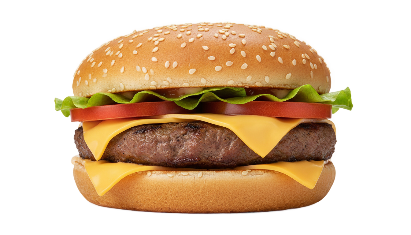 regular burger png PNG transparent background