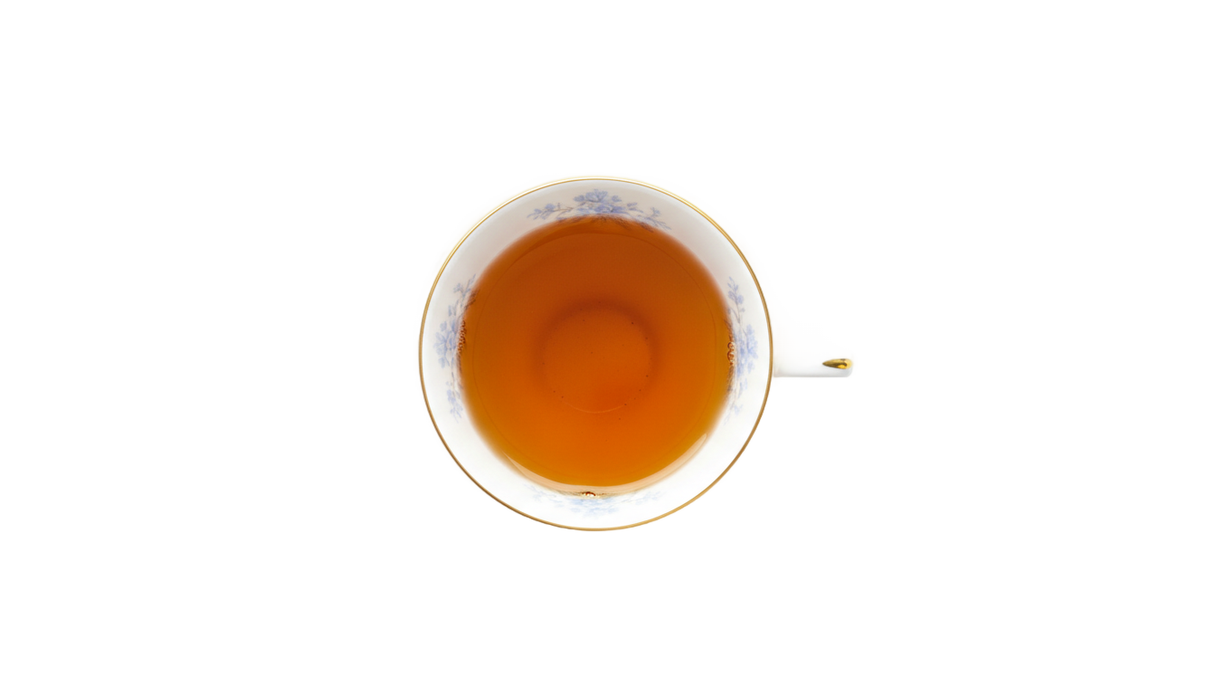 tea cup png top view PNG transparent background