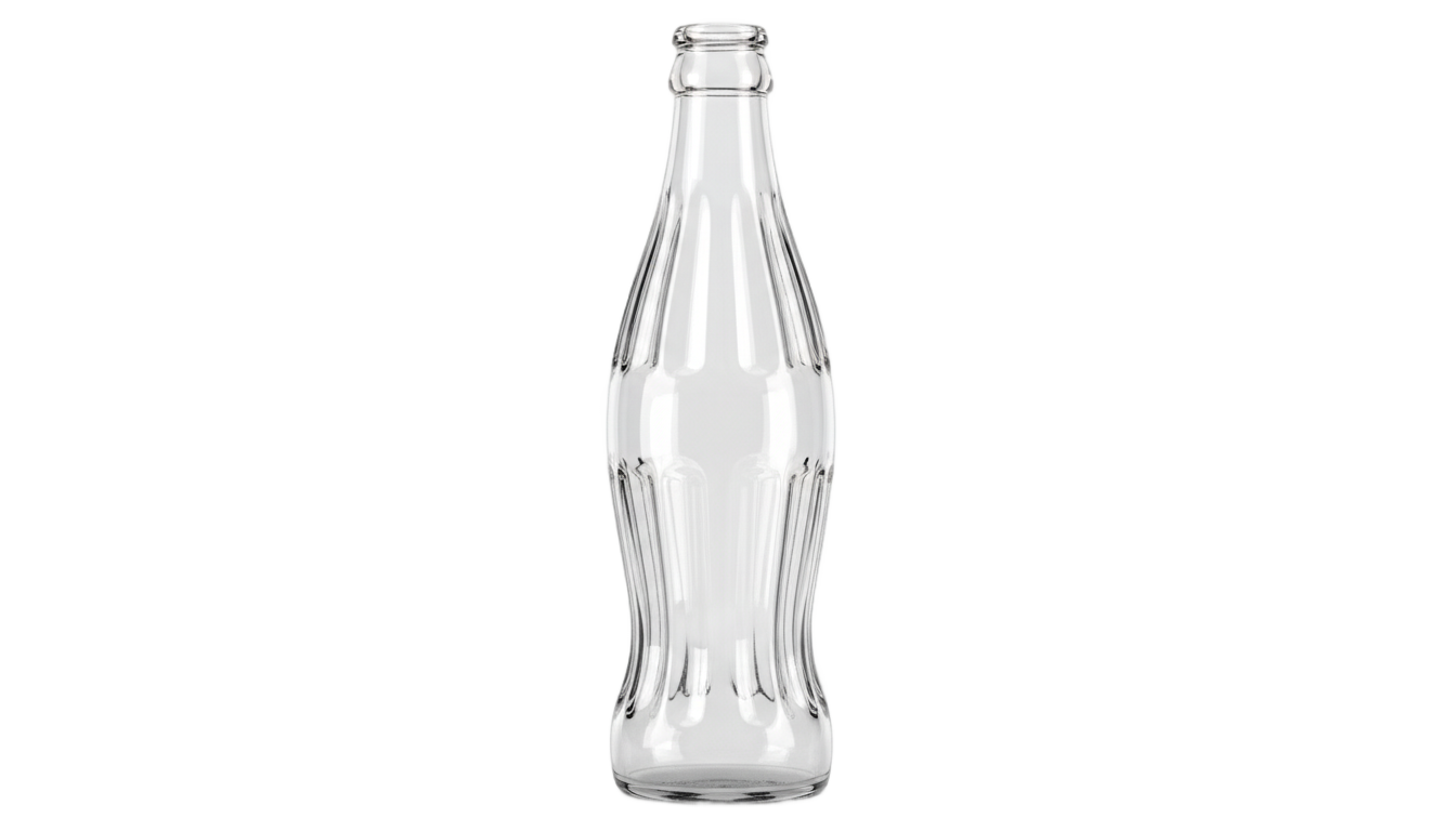 glass soda bottle png PNG transparent background