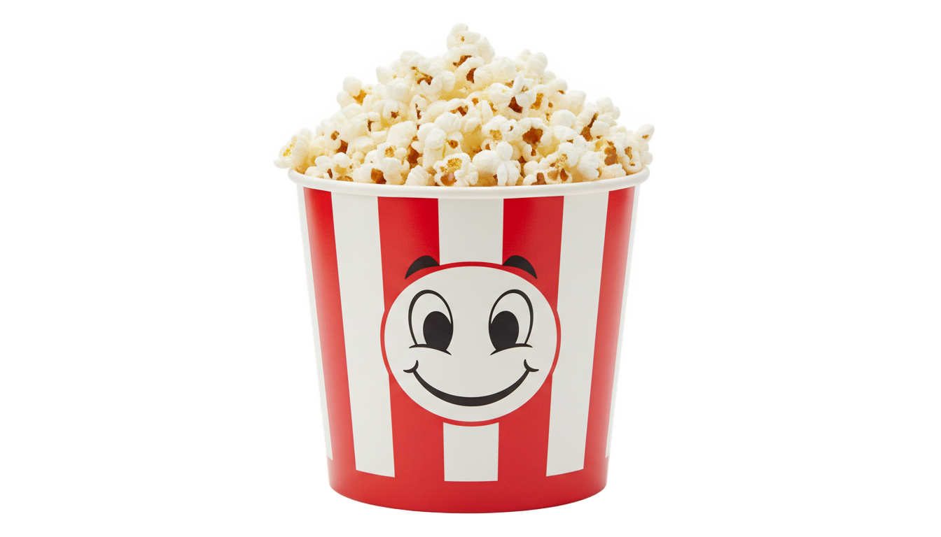 popcorn cartoon png PNG transparent background