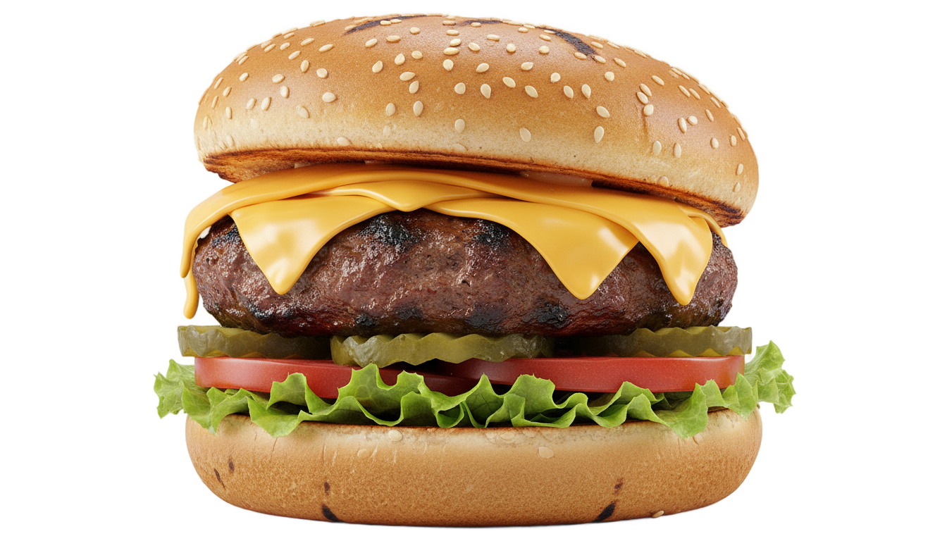 bbq burger png PNG transparent background