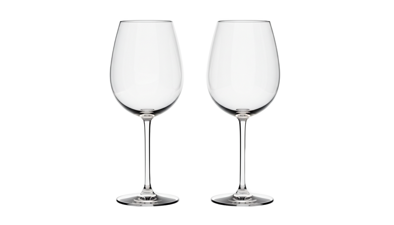 two wine glasses png PNG transparent background