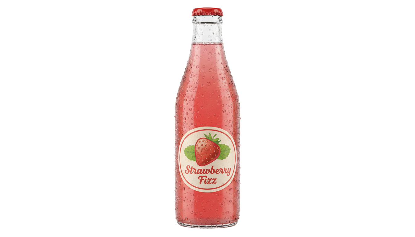 strawberry soda png PNG transparent background