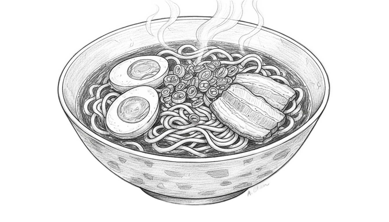 ramen drawing png PNG transparent background