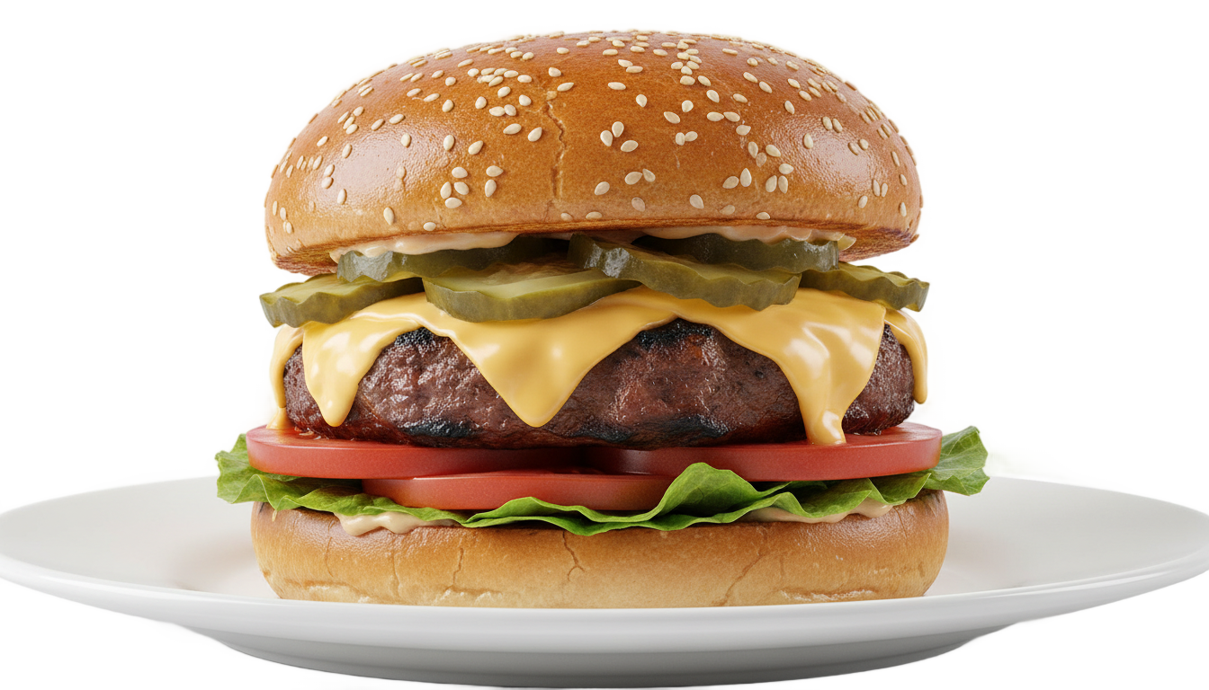 burger photography png PNG transparent background