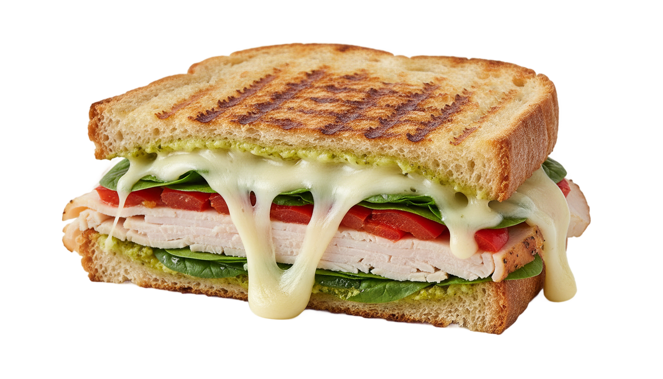 grilled sandwich png PNG transparent background