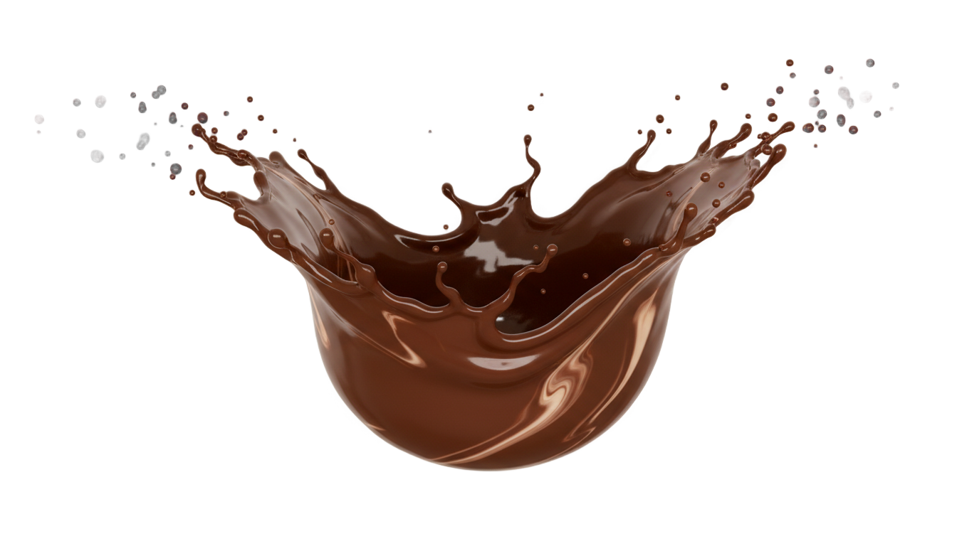 splash de chocolate png PNG transparent background