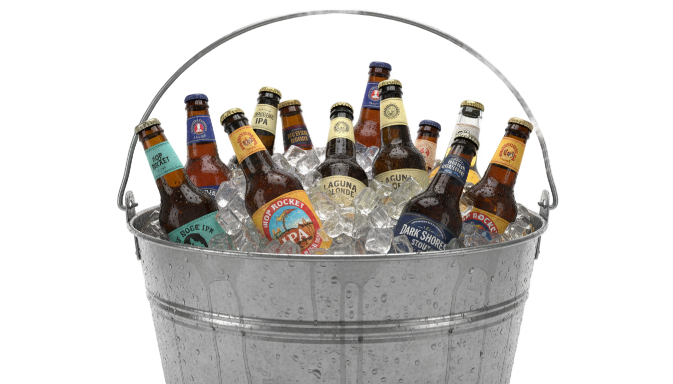 beer buckets png PNG transparent background
