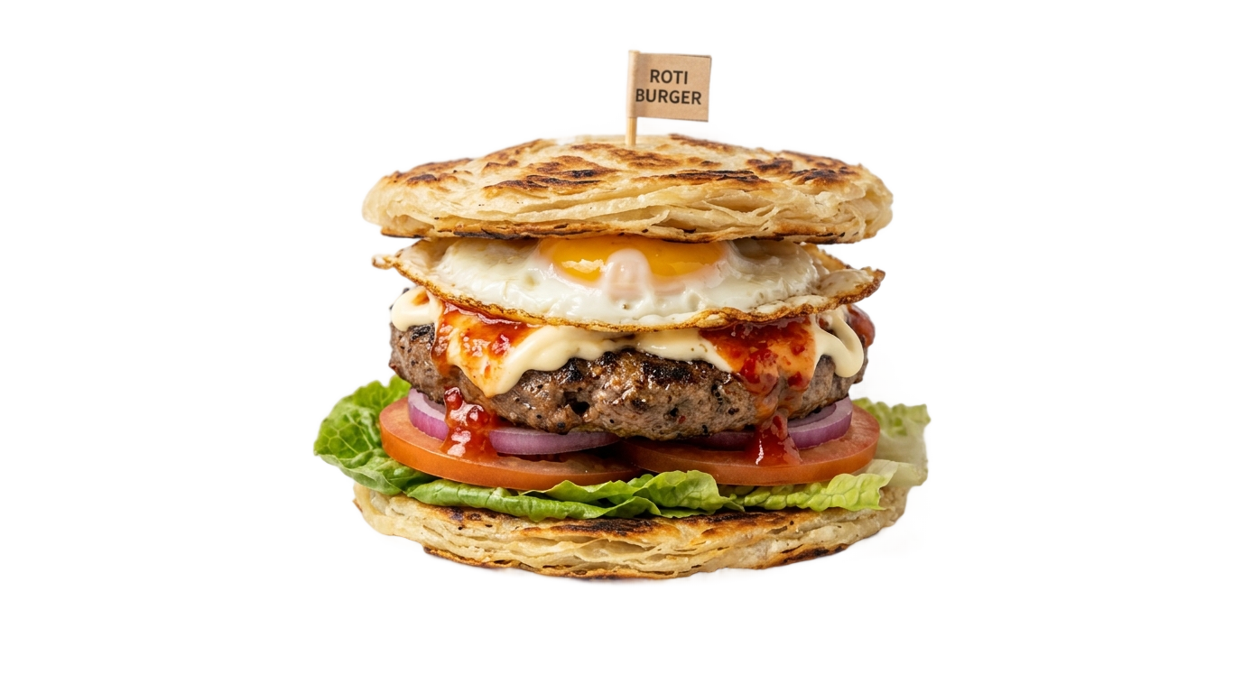 roti burger png PNG transparent background