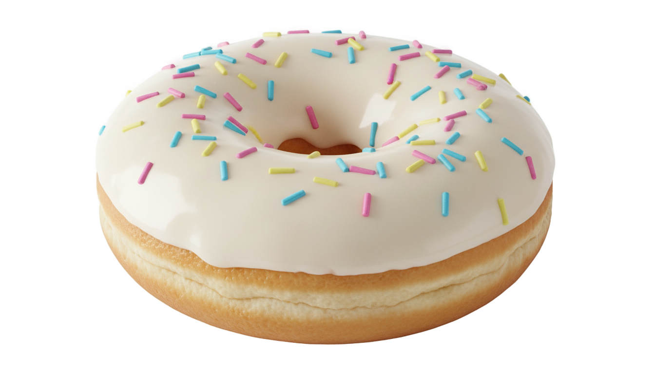 vanilla donut png PNG transparent background